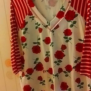 NWOT HONEYME CURVY XXXL Womens Top